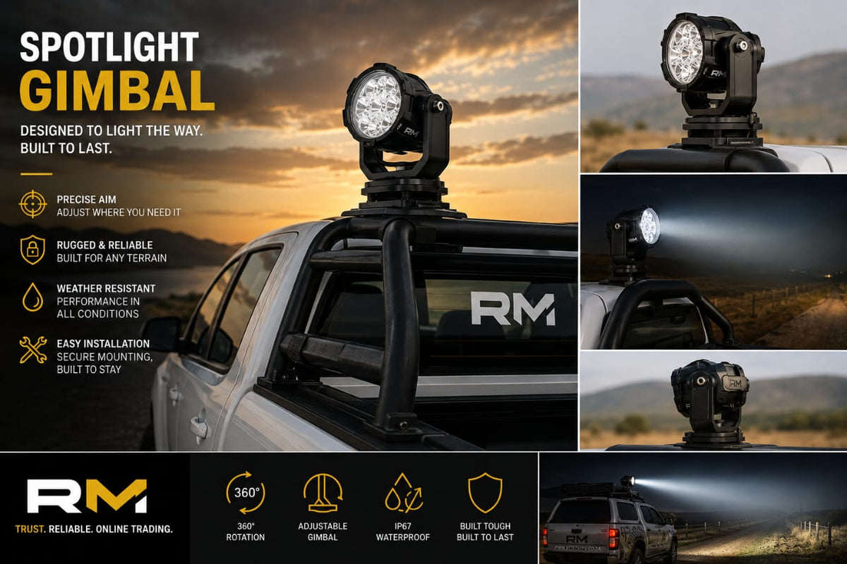 Spotlight Gimbal with Wireless Remote Controller