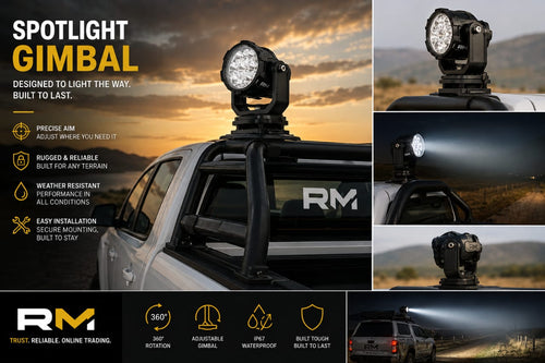 Spotlight Gimbal with Wireless Remote Controller