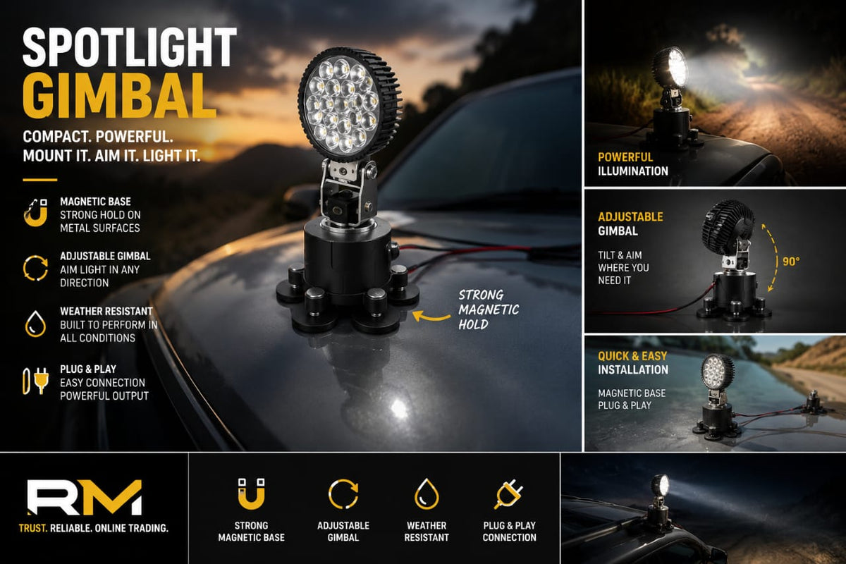 Spotlight Gimbal with Wireless Remote Controller